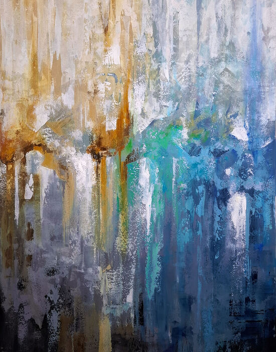Imersao-Quadro-abstrato-em-tons-de-azul